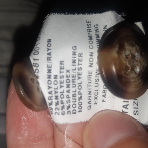 (M)🆕️⚘️Le Chateau⚘️ Striped Button Down Striped Dress👗 Ptp 15"× L39.5" - Picture 10 of 10